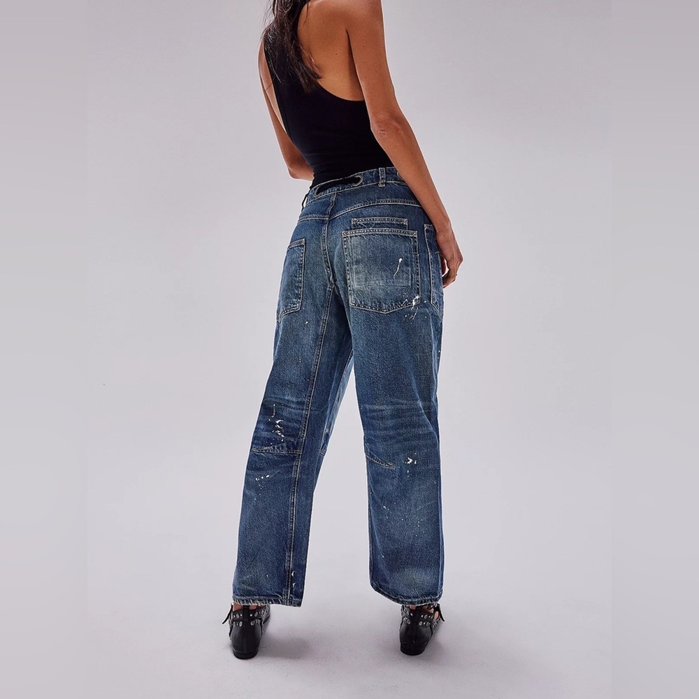 Washed Wide Leg Jeans - Picture 11 of 14